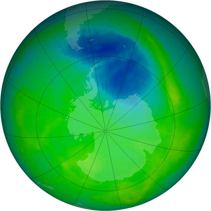 Ozone Map 2002-11-06